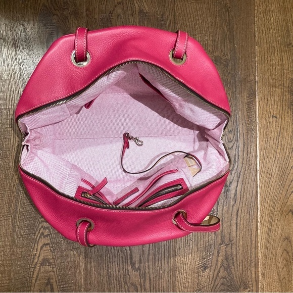 DOONEY & BOURKE Authentic Vintage Leather Portofino Zip Zip Hand Shoulder Bag - Picture 11 of 16